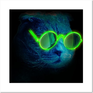 Cyber Cat Posters and Art